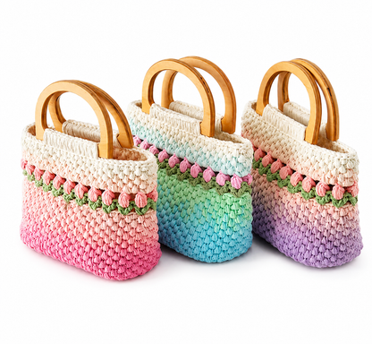 The Isaiah Thread Bag - Handmade Flower Bag
