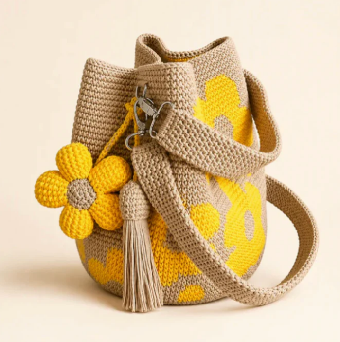 The Isaiah Thread Bag - Handmade Crochet Bag