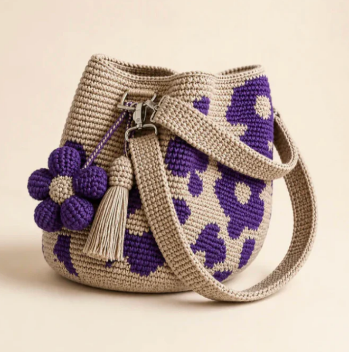 The Isaiah Thread Bag - Handmade Crochet Bag
